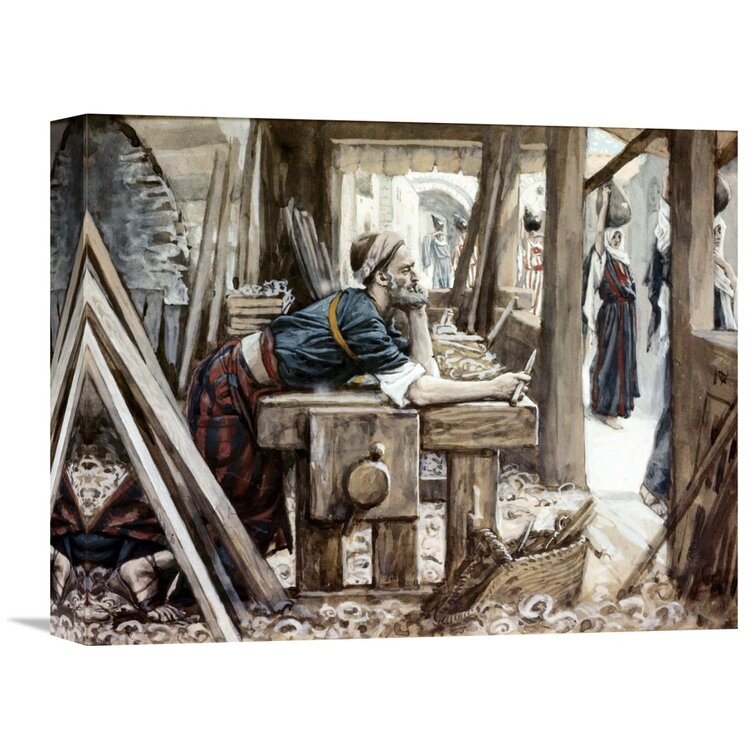 Global Gallery Anxiety Of Joseph On Canvas by James Tissot Print